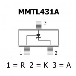 MMTL431B DIOTEC Napäťové referencie