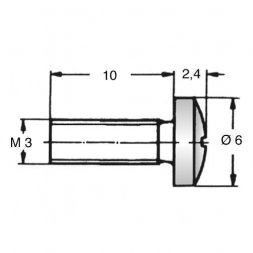 SKS30-10 (01.17.343) ETTINGER Metal Screws