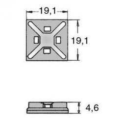 DR-LEP4 (72.59.149) ETTINGER Stahovací pásky a držáky stahovacích pásků