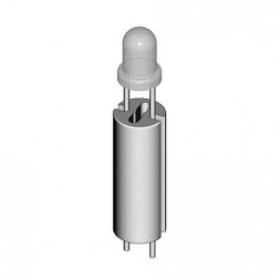 MAH 405 FISCHER ELEKTRONIK Tulejka dystansowa do LED D4,7x5mm PVC czarna