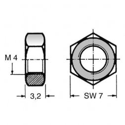 MP40 (02.05.046) ETTINGER Piuliţe din plastic