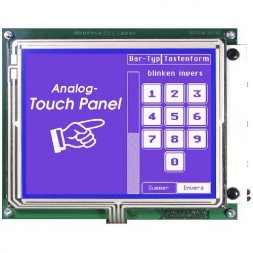 EA KIT320-8CTP DISPLAY VISIONS Grafikus LCD modulok