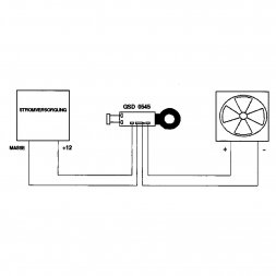 LFTR 104 VARIOUS Temperatur Lüfter Spannungssteuerung 12VDC max4,8W