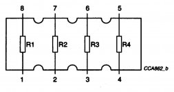 YC 324 JK-07 560 K YAGEO Resistors Networks