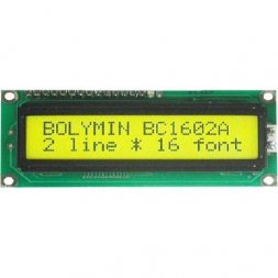 BC 1602A YPLEH BOLYMIN Štandardné znakové LCD moduly