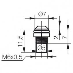 EBF A 3 CHROM = SMQ1 069 SIGNAL CONSTRUCT Objímky pro LED diody