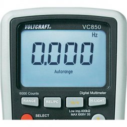 VC850 VOLTCRAFT Display Counts 6000