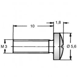 SPV30-10 (01.45.346) ETTINGER Şuruburi din plastic