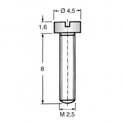 SKV25-8 (01.14.233) ETTINGER Metal Screws
