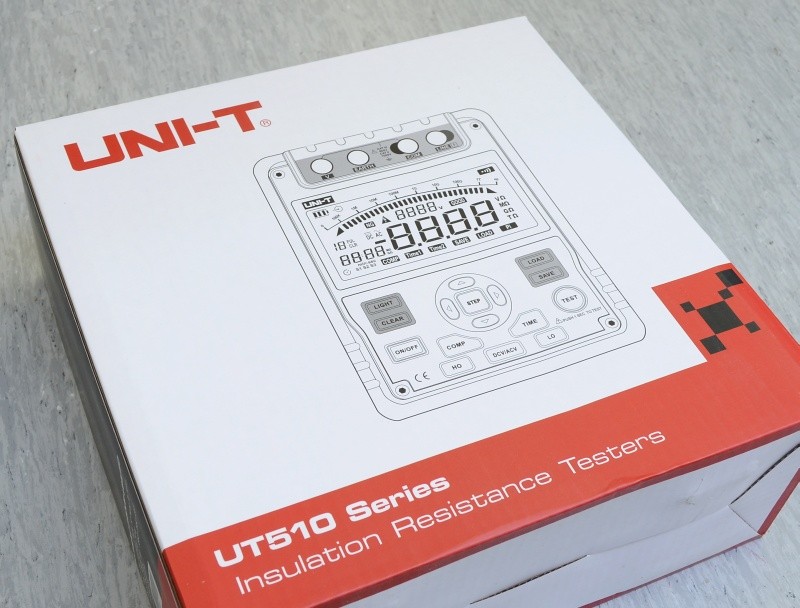 UT513 - set up a timer, apply 5000V, measure, transfer to PC ...