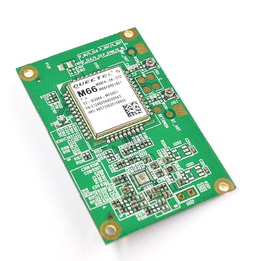 A Quectel M66 GSM/GPRS modul büszke rá, hogy kis méreteibe még a Bluetooth is belefért