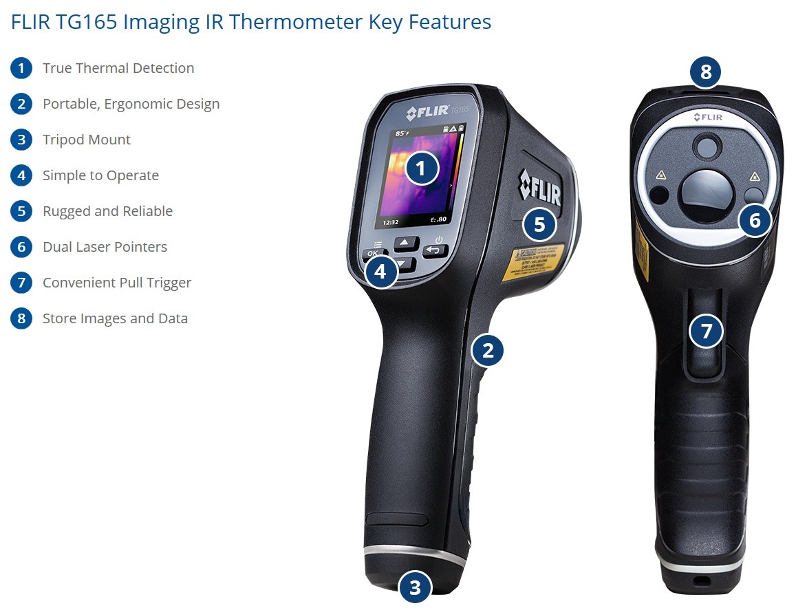 FLIR TG165 – termokamera skutečně „za babku“
