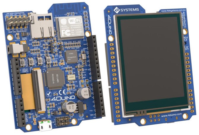 4Duino – okamžite použiteľný Arduino modul s displejom 