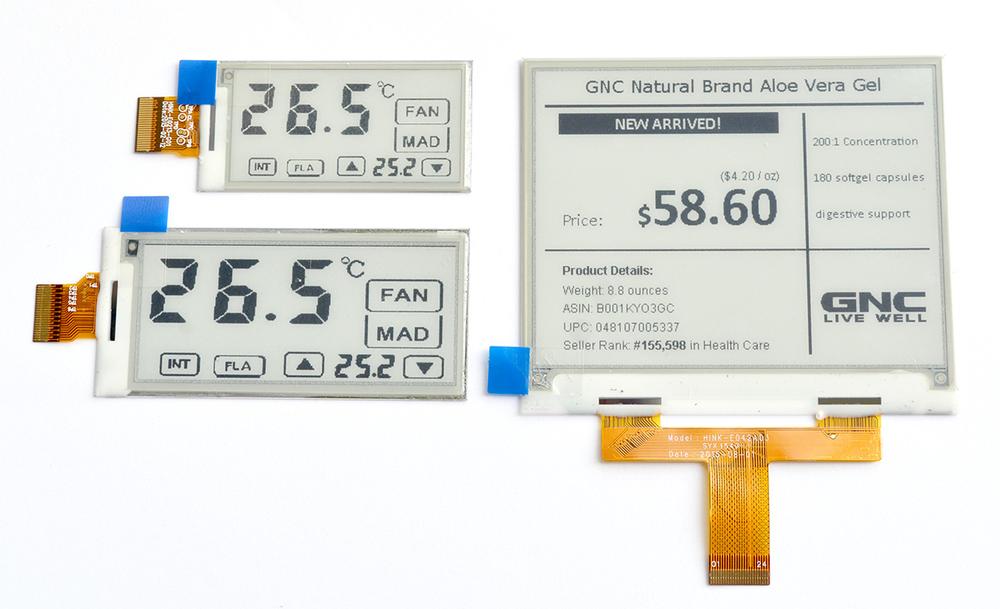 ePaper, e-Ink, ... more displays for better prices