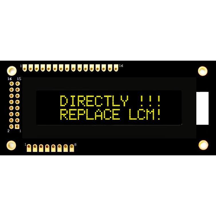 Vymeňte znakový LCD modul za OLED alternatívu