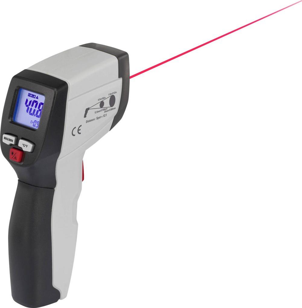 How to use an industrial IR thermometer to measure body temperature?