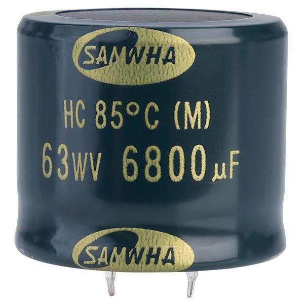 GT1J478M35060SB condensateur électrolytique 4700uF 63 V Ø35x60mm ± 20% Samwha