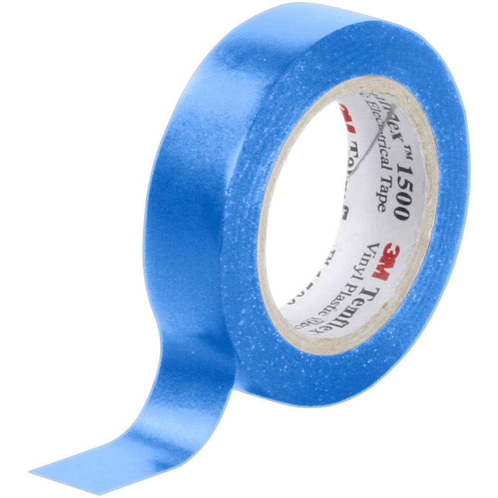 1Pcs 3M 1500 Blue Vinyl Electrical Tape Insulation Adhesive Tape