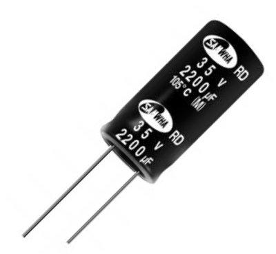 35V 47UF 105C electrolytic capacitor 200pcs